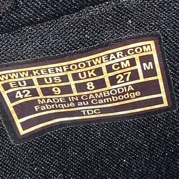 Keen Mens Purple Black Slip On Shoes Similar to Hoodcamp Size 9 New - Picture 8 of 9